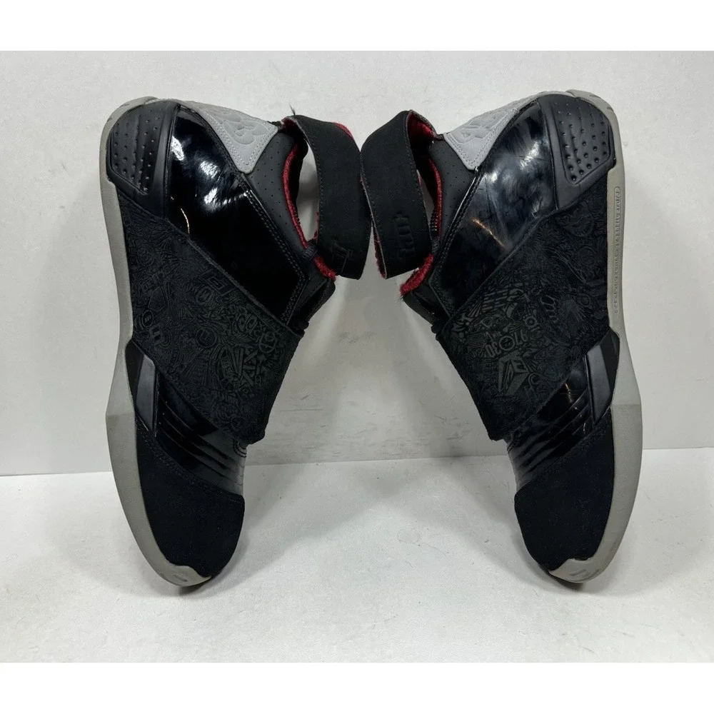 Nike Air Jordan 20 XX Retro Stealth 2015 Black Red Size 11 Sneakers 310455-002